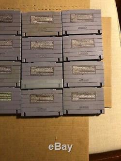 Snes Lot Super Nintendo Star Wars Widget Chuck Rock Bonkers Lion King Aladdin