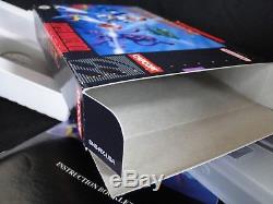 Snes Mega Man X Super Nintendo CIB Complete Authentic Cart, manual, Dust, Custombox