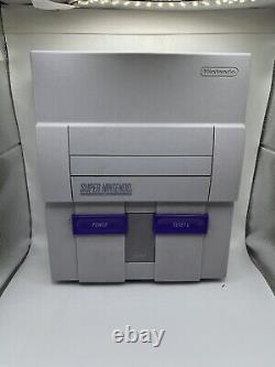 Snes Super Nintendo & Console Mario World Batman Monopoly Clue F-Zero NBA Tested