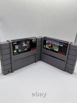 Snes Super Nintendo & Console Mario World Batman Monopoly Clue F-Zero NBA Tested