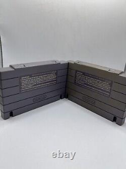 Snes Super Nintendo & Console Mario World Batman Monopoly Clue F-Zero NBA Tested