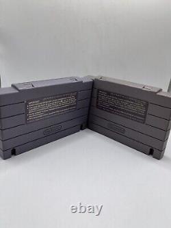 Snes Super Nintendo & Console Mario World Batman Monopoly Clue F-Zero NBA Tested