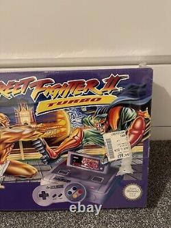 Snes Super Nintendo Console. Street Fighter II Turbo Edition. New Sealed