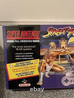 Snes Super Nintendo Console. Street Fighter II Turbo Edition. New Sealed