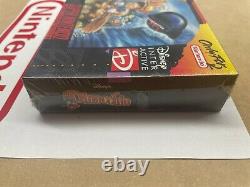 Snes Super Nintendo Disney's Pinocchio Brand New Factory Sealed Overlap Seam