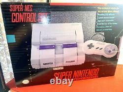 Snes Super Nintendo Entertainment System Complete In Box