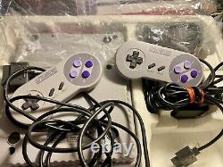 Snes Super Nintendo Entertainment System Complete In Box