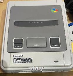 Snes Super Nintendo Game System Console & Leads Controller Super Mario World