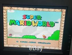 Snes Super Nintendo Game System Console & Leads Controller Super Mario World
