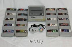 Snes Super Nintendo Konsole+ Original Controller+alle Kabel+ 10 Spiele