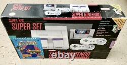 Snes Super Set Super Nintendo Console Mario Allstars Edition Matching Serial