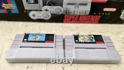 Snes Super Set Super Nintendo Console Mario Allstars Edition Matching Serial