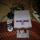 Snes Console With Av, Controller And Power Supply (super Nintendo)