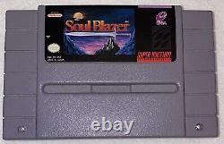 Soul Blazer (Super Nintendo SNES, 1992) Authentic Cartridge Tested