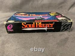 Soul Blazer (Super Nintendo, SNES) Authentic In Box Tested