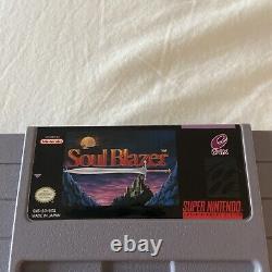 Soul Blazer (Super Nintendo SNES) Cart Only, Amazing Condition