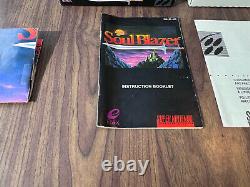 Soul Blazer (Super Nintendo, SNES) - Complete in Box - Authentic - Tested