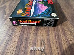 Soul Blazer (Super Nintendo, SNES) - Complete in Box - Authentic - Tested