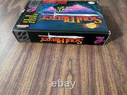 Soul Blazer (Super Nintendo, SNES) - Complete in Box - Authentic - Tested