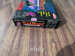 Soul Blazer (Super Nintendo, SNES) - Complete in Box - Authentic - Tested