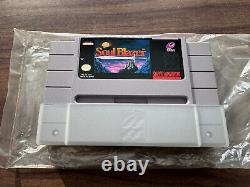 Soul Blazer (Super Nintendo, SNES) - Complete in Box - Authentic - Tested