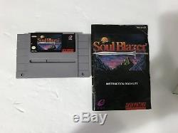 Soul Blazer (Super Nintendo, SNES) Complete in Box, CIB