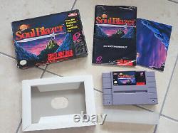 Soul Blazer Super Nintendo Snes Game Complete & Boxed Ntsc Rare Enix