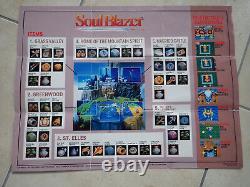 Soul Blazer Super Nintendo Snes Game Complete & Boxed Ntsc Rare Enix