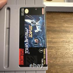Space MegaForce (Super Nintendo SNES, 1994) Cart In Box Tested Authentic