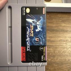 Space MegaForce (Super Nintendo SNES, 1994) Cart In Box Tested Authentic