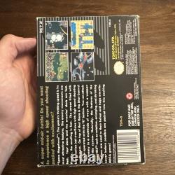 Space MegaForce (Super Nintendo SNES, 1994) Cart In Box Tested Authentic