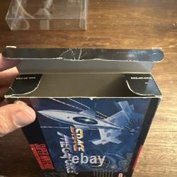 Space MegaForce (Super Nintendo SNES, 1994) Cart In Box Tested Authentic