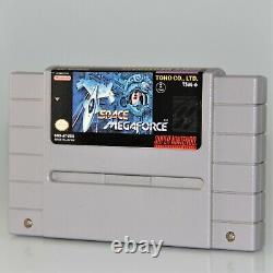 Space MegaForce (Super Nintendo, SNES 1994) ORIGINAL AUTHENTIC Tested