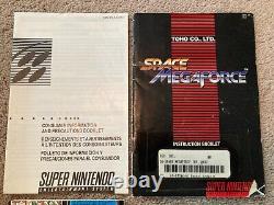 Space MegaForce (Super Nintendo SNES) Complete CIB NICE