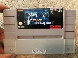 Space MegaForce (Super Nintendo SNES) Complete CIB NICE