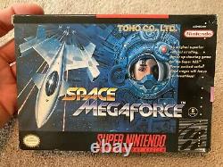 Space MegaForce (Super Nintendo SNES) Complete CIB NICE