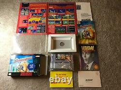 Sparkster (Super Nintendo SNES) 100% Complete CIB with Poster + Ads