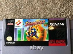 Sparkster (Super Nintendo SNES) 100% Complete CIB with Poster + Ads