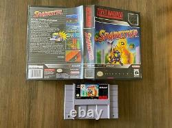 Sparkster (Super Nintendo SNES) Authentic Game Cartridge with 3rd Party Case