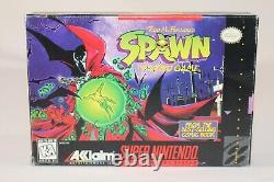 Spawn The Video Game SNES Complete CIB Great Condition with RARE POSTER & REG