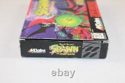 Spawn The Video Game SNES Complete CIB Great Condition with RARE POSTER & REG