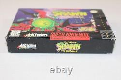 Spawn The Video Game SNES Complete CIB Great Condition with RARE POSTER & REG