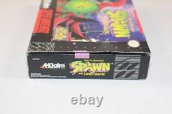 Spawn The Video Game SNES Complete CIB Great Condition with RARE POSTER & REG