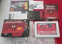 Spider-Man Maximum Carnage Super Nintendo AUTHENTIC SNES CIB Actual pict. LOOK