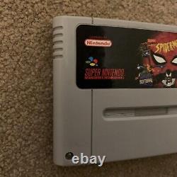 Spider-Man SNES Cart, Super Nintendo. Free Postage