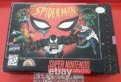 Spider-Man The animated series Super Nintendo AUTHENTIC SNES Actual pic NO GAME