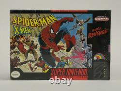 Spider-Man & X-Men in Arcade's Revenge Super Nintendo SNES 1992 LJN New Sealed