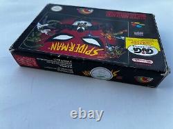 Spider-man PAL EUR Super Nintendo SNES SPIDERMAN