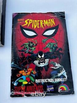 Spider-man PAL EUR Super Nintendo SNES SPIDERMAN