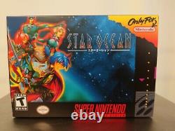 Star Ocean For play on the SNES / Super Nintendo ENGLISH / NTSC (Timewalk)